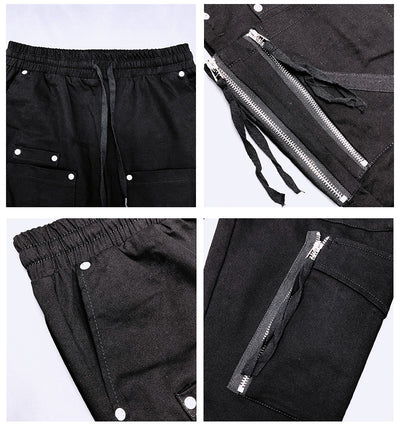 Overol Harem Slim Fit con Cierres Decorativos - Estilo Dark Fashion - Image 17