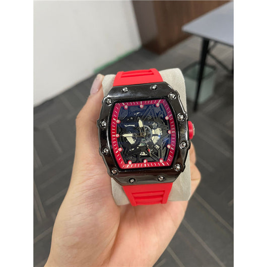 Reloj de Hombre Cilíndrico con Movimiento de Cuarzo Luminoso - Image 7
