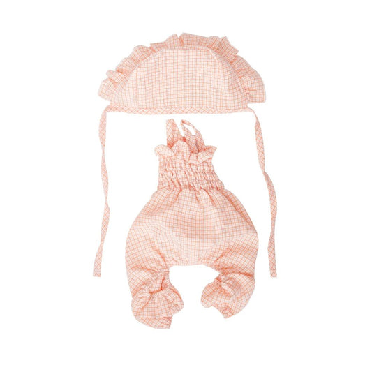 Conjunto de Ropa para Perro Mono Naranja con Gorro - Outfit Fashionable para Mascotas Pequeñas