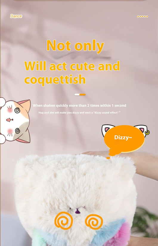 Gato Interactivo de Peluche Eléctrico con Repetición de Sonidos - Image 16