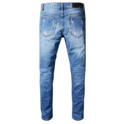 Pantalones Vaqueros Slim Corte Europeo para Hombre - Image 3