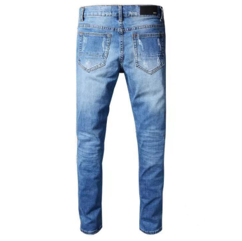 Pantalones Vaqueros Slim Corte Europeo para Hombre - Image 3