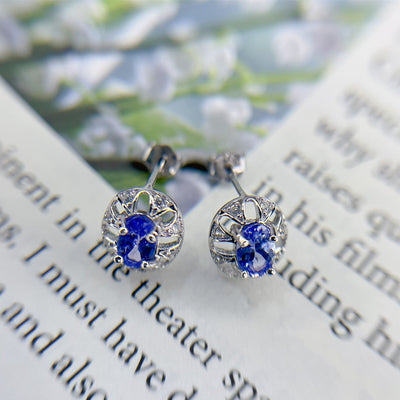 Aretes de Tanzanita Natural - Diseño Elegante y Sofisticado - Image 10