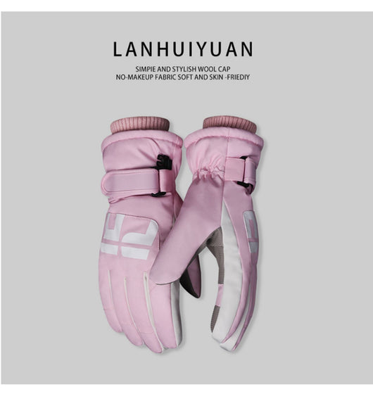 Guantes Térmicos Impermeables Antideslizantes para Esquí Mujer con Pantalla Táctil - Image 9