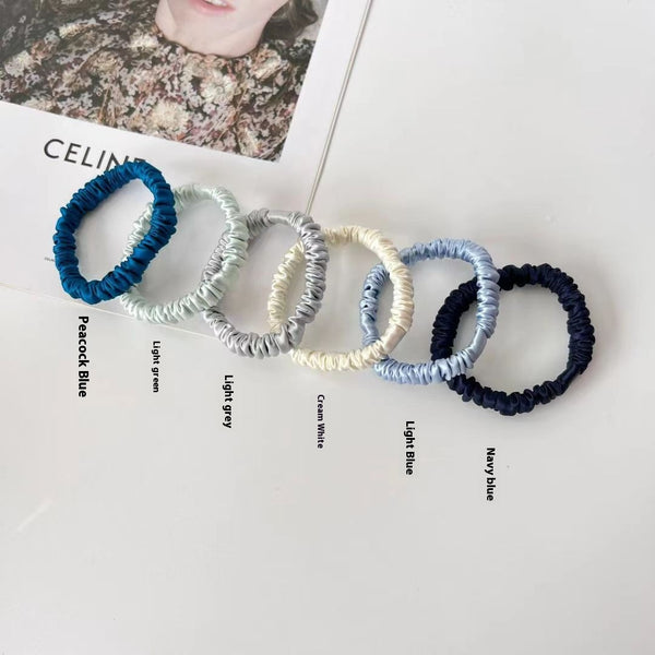 Anillo Elástico de Seda para Cabello - Suave sin Marcas