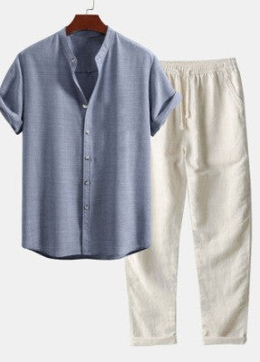 Conjunto Estampado Moderno para Hombre - Playera y Pantalón - Image 11