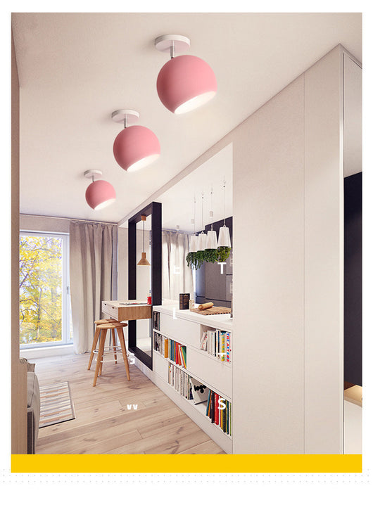 Lámpara LED de Techo Macaron para Pasillos - Luz Moderna en Hierro - Image 23
