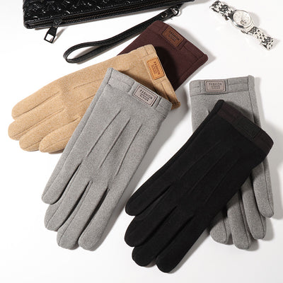 Guantes de Invierno para Hombre con Forro Polar Térmico, Impermeables y Compatible con Pantalla Táctil - Image 8