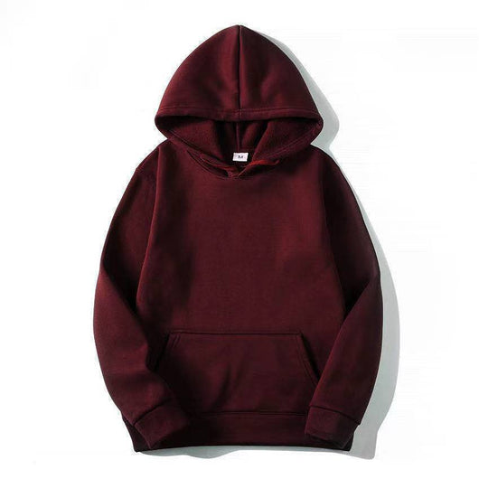 Sudadera con Capucha de Manga Larga - Suéter Casual de Color Sólido - Image 14