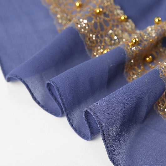 Pañuelo de Encaje con Perlas para Mujer - Elegancia y Estilo - Image 46