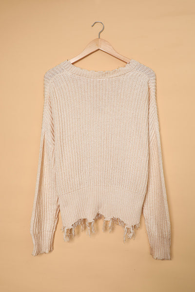 Suéter Slim V-Cuello en Colores Sólidos - Image 27