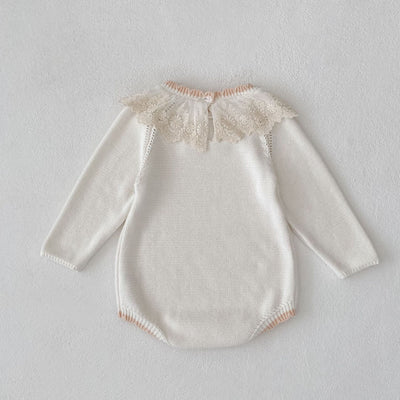 Suéter Infantil Otoño con Cuello de Encaje y Manga Larga - Image 18