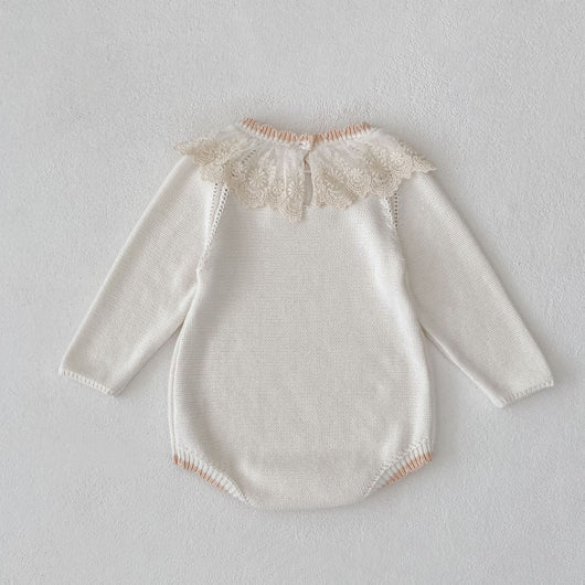 Suéter Infantil Otoño con Cuello de Encaje y Manga Larga - Image 18