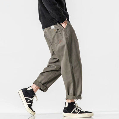 Overoles Retro Talla Grande para Hombre - Estilo Suelto y Versátil - Image 4