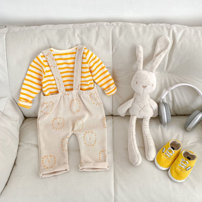 Conjunto de Dos Piezas a Rayas para Bebé - Estilo Casual y Cómodo - Image 8