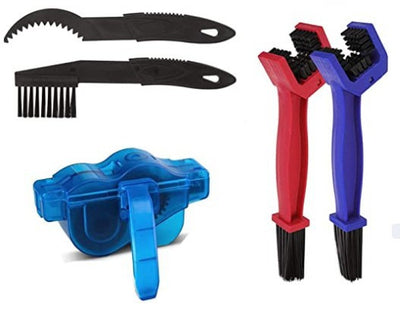 Kit Completo de Limpieza para Bicicletas con Cepillos de Cerdas Grandes y Limpiador de Cadena - Image 6