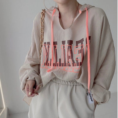 Sudadera Estampada con Capucha y Mangas Largas Versátil - Image 4