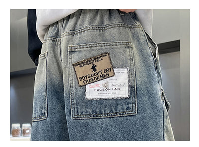 Pantalones Cargo Sueltos para Niños - Jeans Versátiles y Cómodos - Image 24