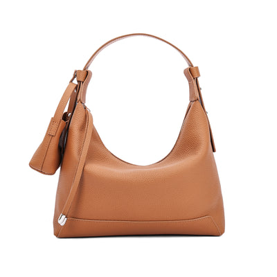 Bolsa de Cuero Genuino Minimalista - Diseño Contemporáneo Primera Capa - Image 11