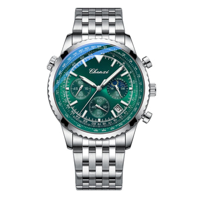 Reloj de Cuarzo para Hombre con Esfera de Tabla, Luminoso e Impermeable - Image 13