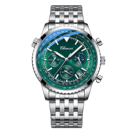 Reloj de Cuarzo para Hombre con Esfera de Tabla, Luminoso e Impermeable - Image 13