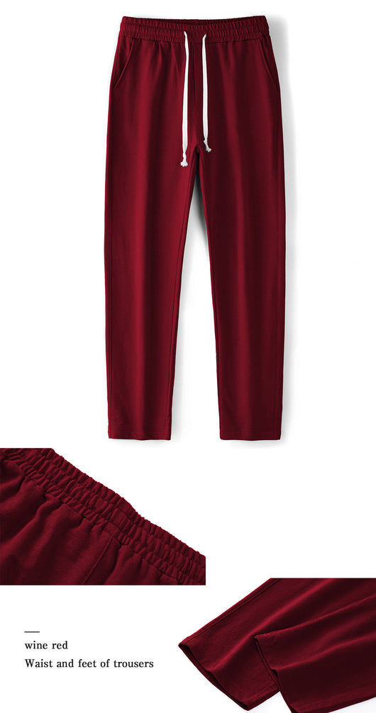 Pantalones de Chándal Holgados de Algodón para Hombre - Image 27