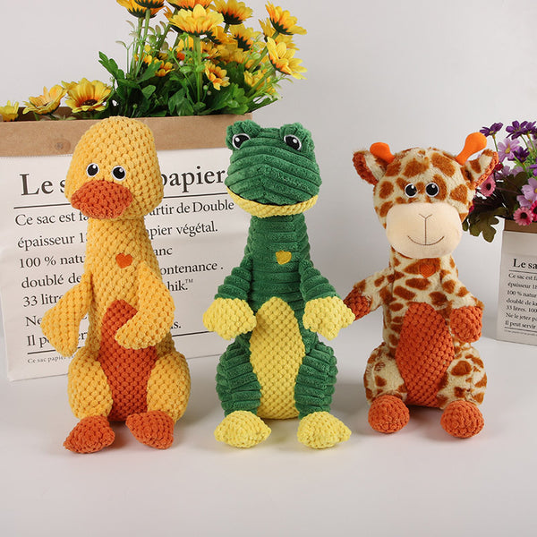Juguete Masticable de Peluche con Sonido - Cordura Resistente para Mascotas