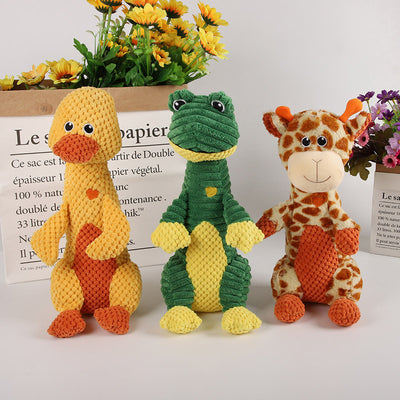 Juguete Masticable de Peluche con Sonido - Cordura Resistente para Mascotas
