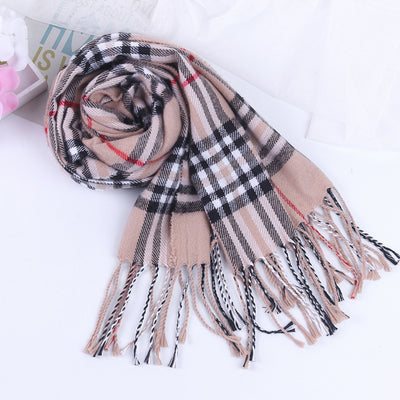 Bufanda Escocesa de Invierno Estilo Británico - Image 8