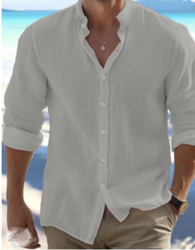 Camisa de Lino para Hombre - Diseño Fresco para Playa y Verano - Image 3