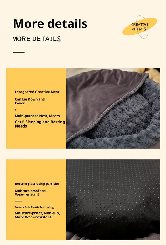 Cama Redonda Premium para Mascotas - Colchoneta Térmica Cuatro Estaciones Tamaño Grande - Image 19