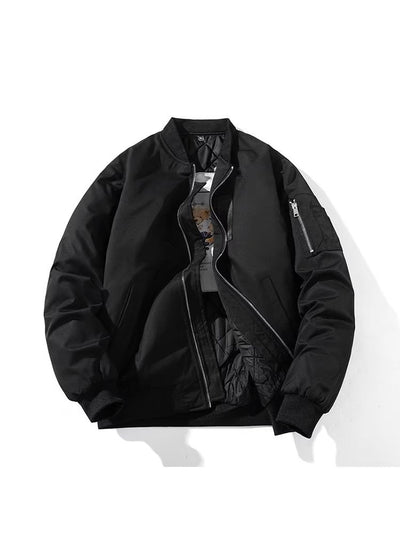 Chamarra de Piloto Bordada y Acojinada para Hombre - Image 13