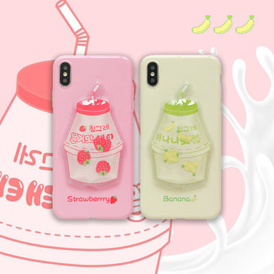 Funda para celular Fresa y Plátano con leche - Image 7
