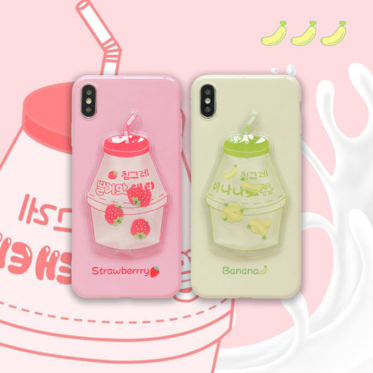 Funda para celular Fresa y Plátano con leche - Image 7