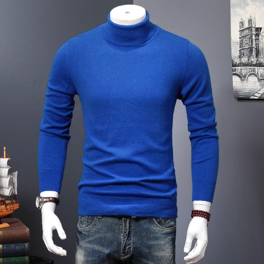 Suéter Cuello Alto Hombre Lana Merino Tejido Cálido - Image 11