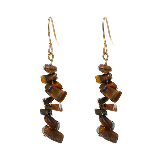 Aretes de Piedra de Cristal Natural para Mujer - Image 6