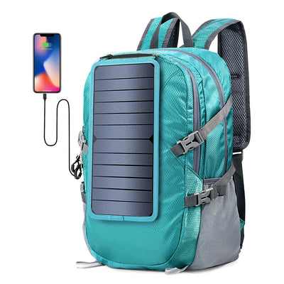 Mochila Solar Plegable para Senderismo con Carga USB 5V - Image 12