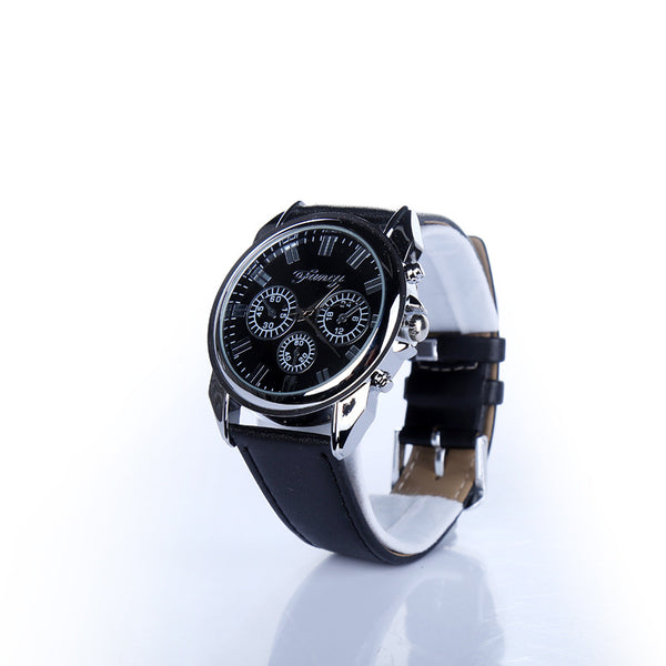 Conjunto de Regalo: Cinturón de Cuero con Hebilla Automática, Reloj y Billetera para Hombre