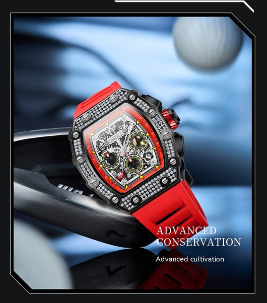 Reloj Mecánico Multifuncional con Diamantes - Elegancia y Precisión - Image 19