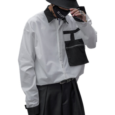 Camisa Blanca Oversized Manga Larga Estilo Coreano - Image 10