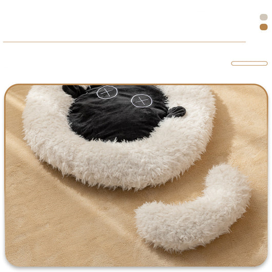 Cama Redonda Térmica para Gatos - Lana Cálida Invierno - Image 4