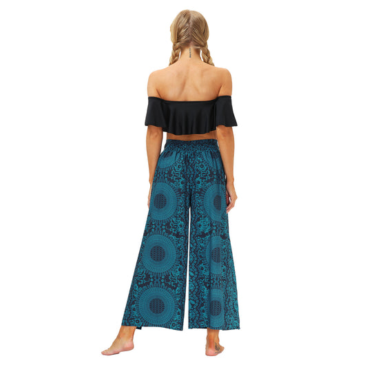 Pantalones Rectos Estampados para Mujer - Frescos y Cómodos con Abertura Lateral - Image 13
