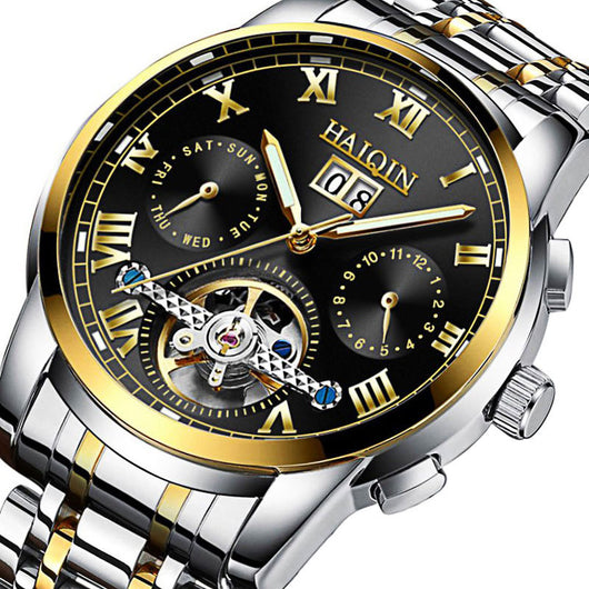 Reloj Automático Mecánico Hueco Luminoso Resistente al Agua para Hombre - Image 11