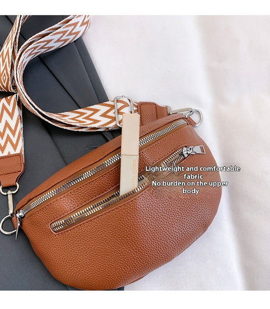 Bolso Bandolera de Gran Capacidad con Correa Ancha - Image 13