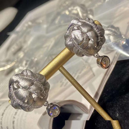 Aretes de Plata Esterlina con Moissanita de 1 Quilate - Brillo Diamante - Image 11