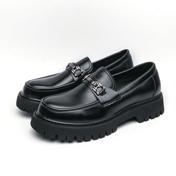 Zapatos Casuales de Cuero con Plataforma para Hombre - Image 5