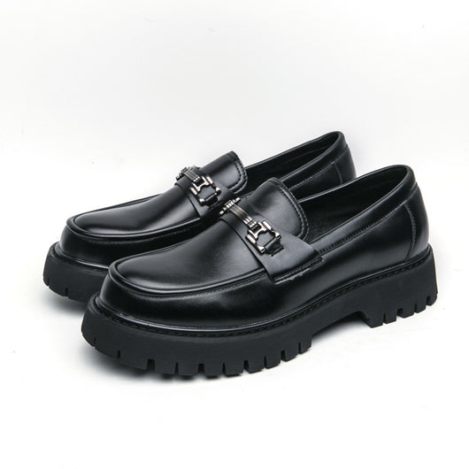 Zapatos Casuales de Cuero con Plataforma para Hombre - Image 5