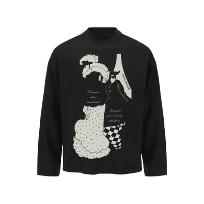 Playera Suelta de Algodón Puro para Hombre y Mujer - Manga Larga Primavera Otoño - Image 7