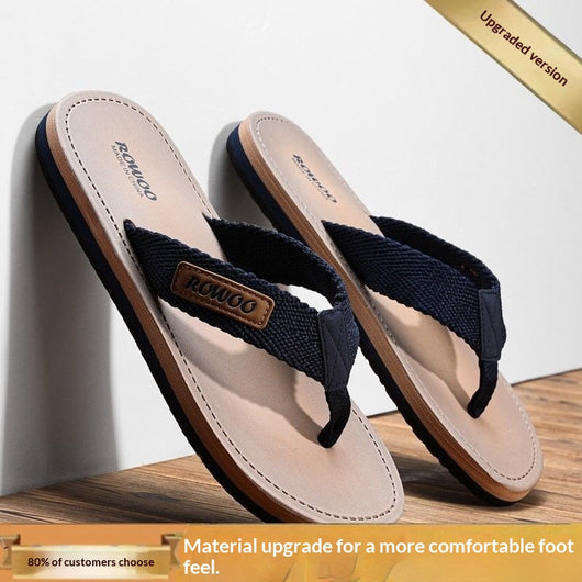 Sandalias de Playa para Hombre con Tiras de Tela Antideslizante - Image 9