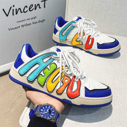 Zapatillas Urbanas Unisex con Letras - Diseño Minimalista Low-Top - Image 16